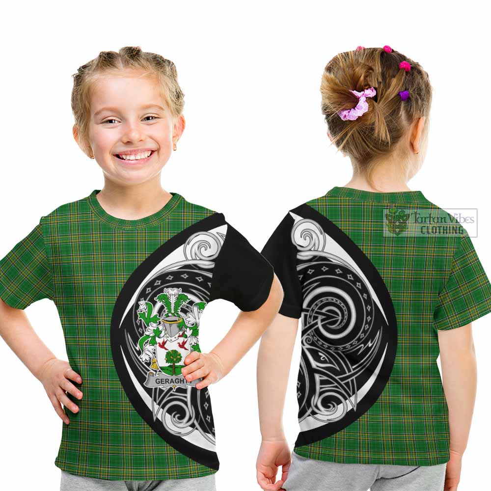 Geraghty Irish Clan Kid T-Shirt Celtic Circle Style - Tartan Vibes Clothing