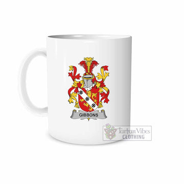 Gibbons Irish Clan Coat of Arms Ceramic Mug