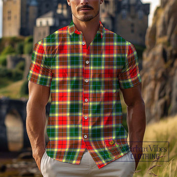 Gibbs Tartan Cotton Hawaiian Shirt