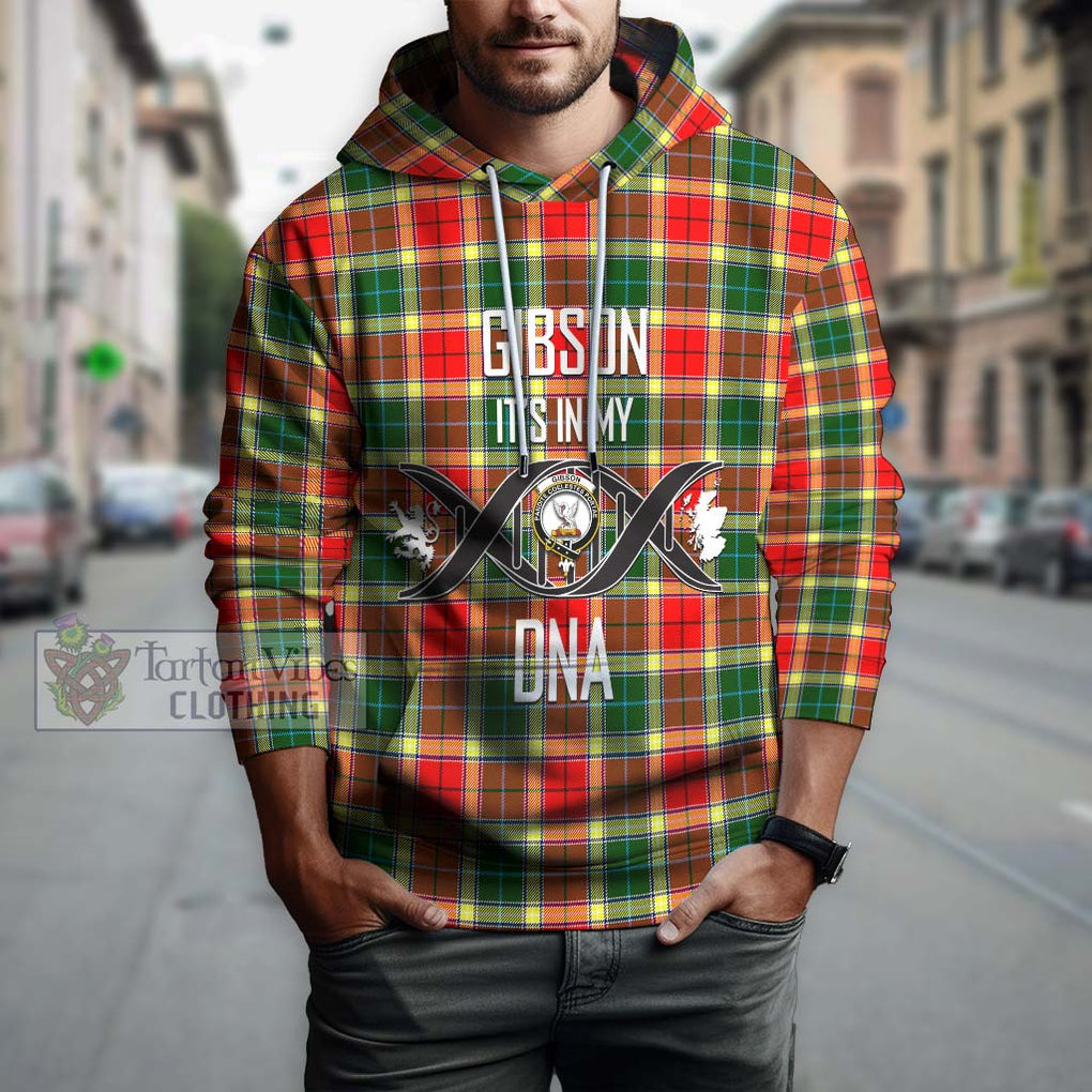 Gibson (Gibbs or Gibsone) Tartan Hoodie with Family Crest DNA In Me Style Pullover Hoodie - Tartanvibesclothing Shop