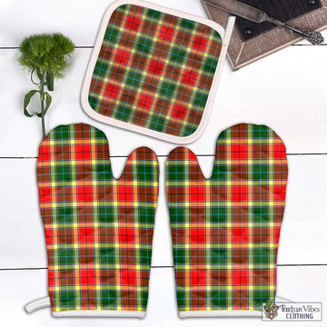 Gibson (Gibbs or Gibsone) Tartan Combo Oven Mitt & Pot-Holder