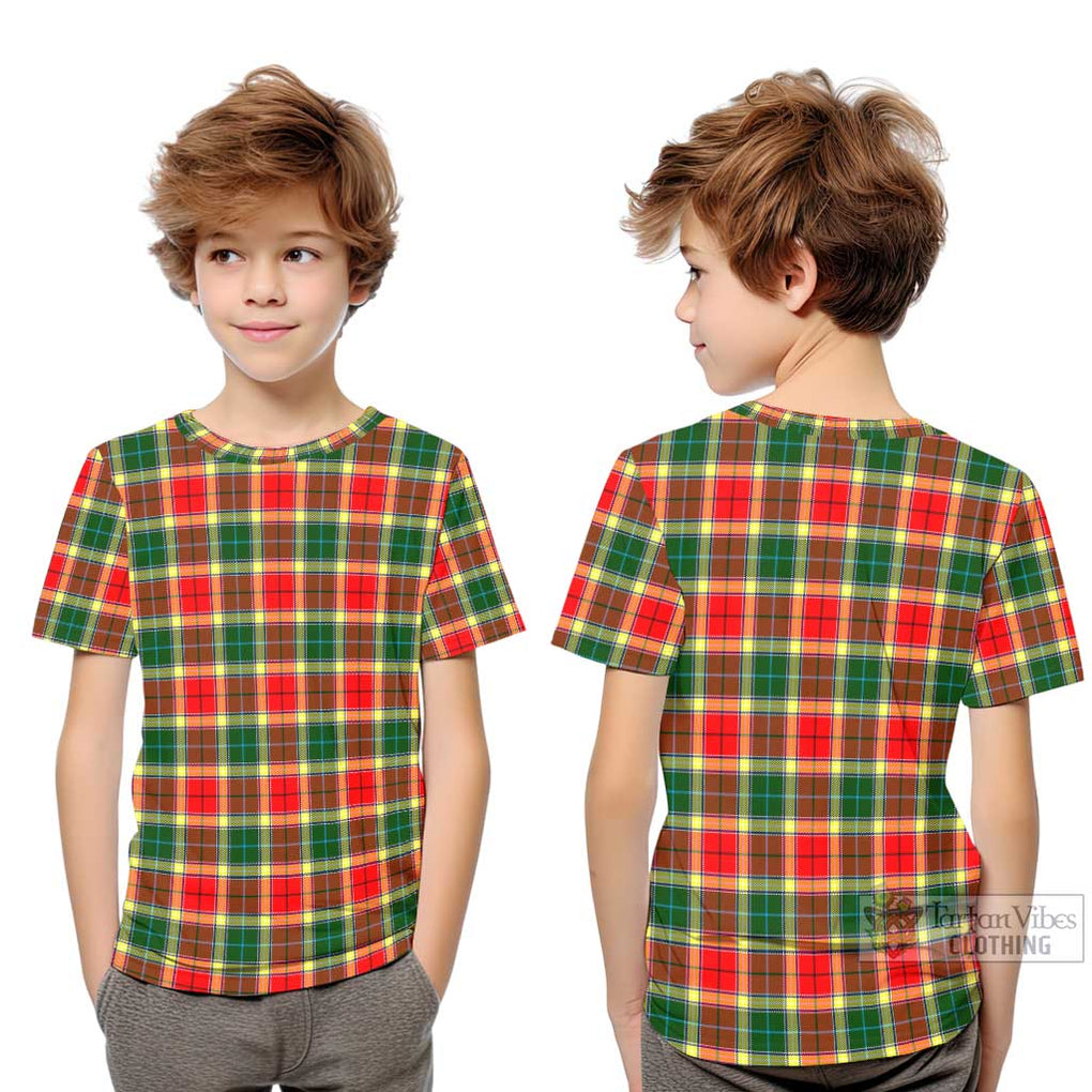 Gibson (Gibbs or Gibsone) Tartan Kid T-Shirt Youth XL Size14 - Tartanvibesclothing Shop