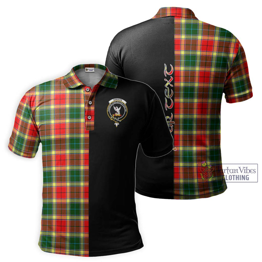 Gibson (Gibbs or Gibsone) Tartan Polo Shirt with Family Crest and Half Of Me Style Kid - Tartanvibesclothing Shop