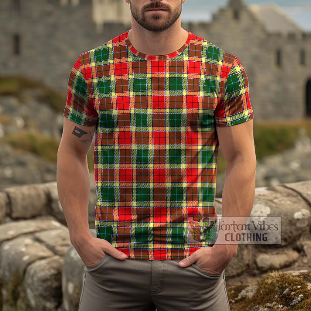 Gibson (Gibbs or Gibsone) Tartan Cotton T-Shirt Men's Shirt - Tartanvibesclothing Shop