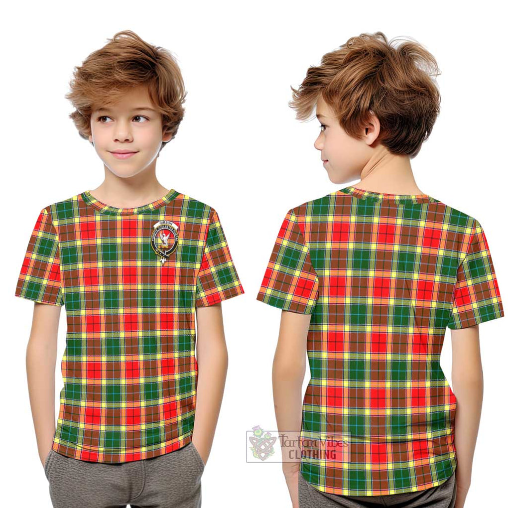 Gibson (Gibbs or Gibsone) Tartan Kid T-Shirt with Family Crest Youth XL Size14 - Tartanvibesclothing Shop