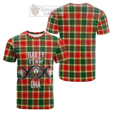 Gibson (Gibbs or Gibsone) Tartan Cotton T-shirt with Family Crest DNA In Me Style