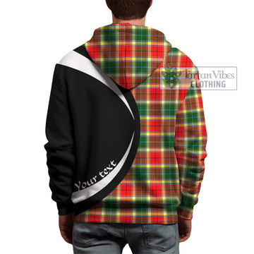 Gibson (Gibbs or Gibsone) Tartan Hoodie with Family Crest Circle Style