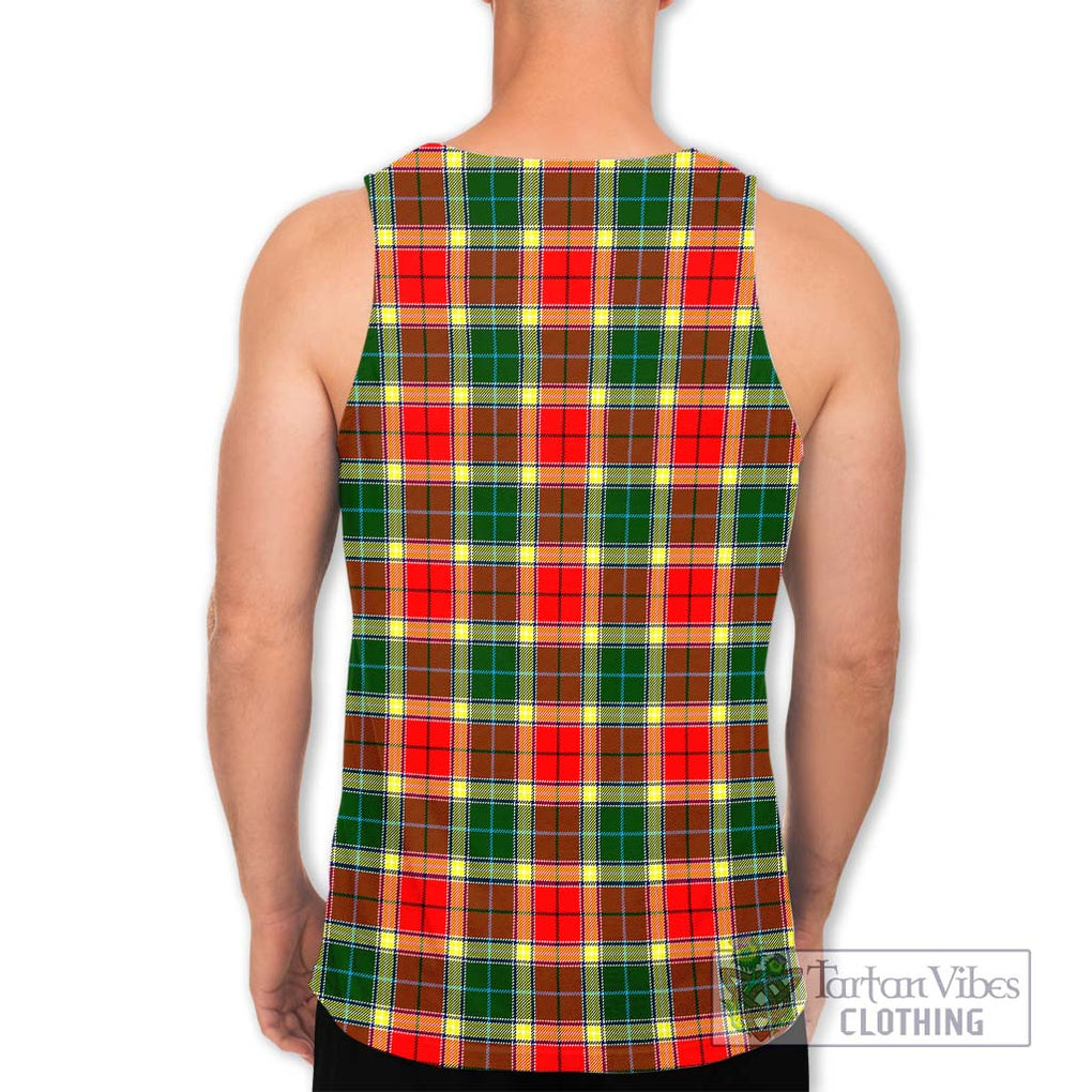 Gibson (Gibbs or Gibsone) Tartan Men's Tank Top with Family Crest DNA In Me Style - Tartanvibesclothing Shop