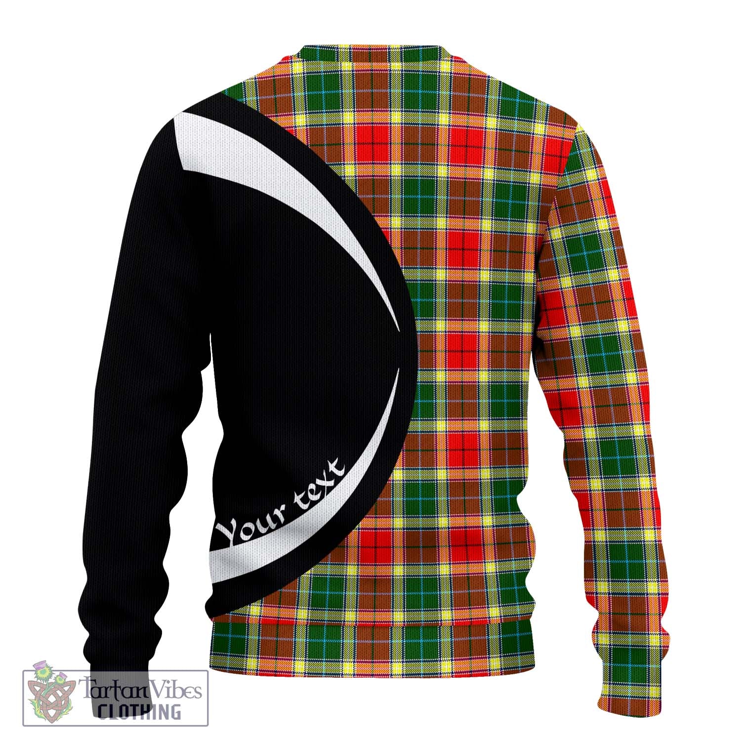 Gibson (Gibbs or Gibsone) Tartan Ugly Sweater with Family Crest Circle Style - Tartan Vibes Clothing