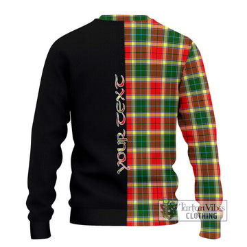 Gibson (Gibbs or Gibsone) Tartan Ugly Sweater with Family Crest and Half Of Me Style