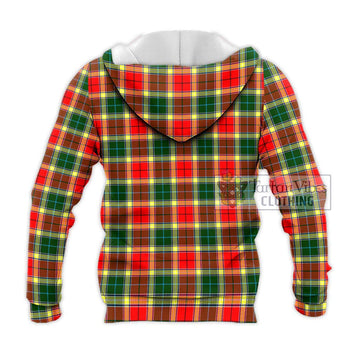 Gibson (Gibbs or Gibsone) Tartan Knitted Hoodie with Family Crest DNA In Me Style