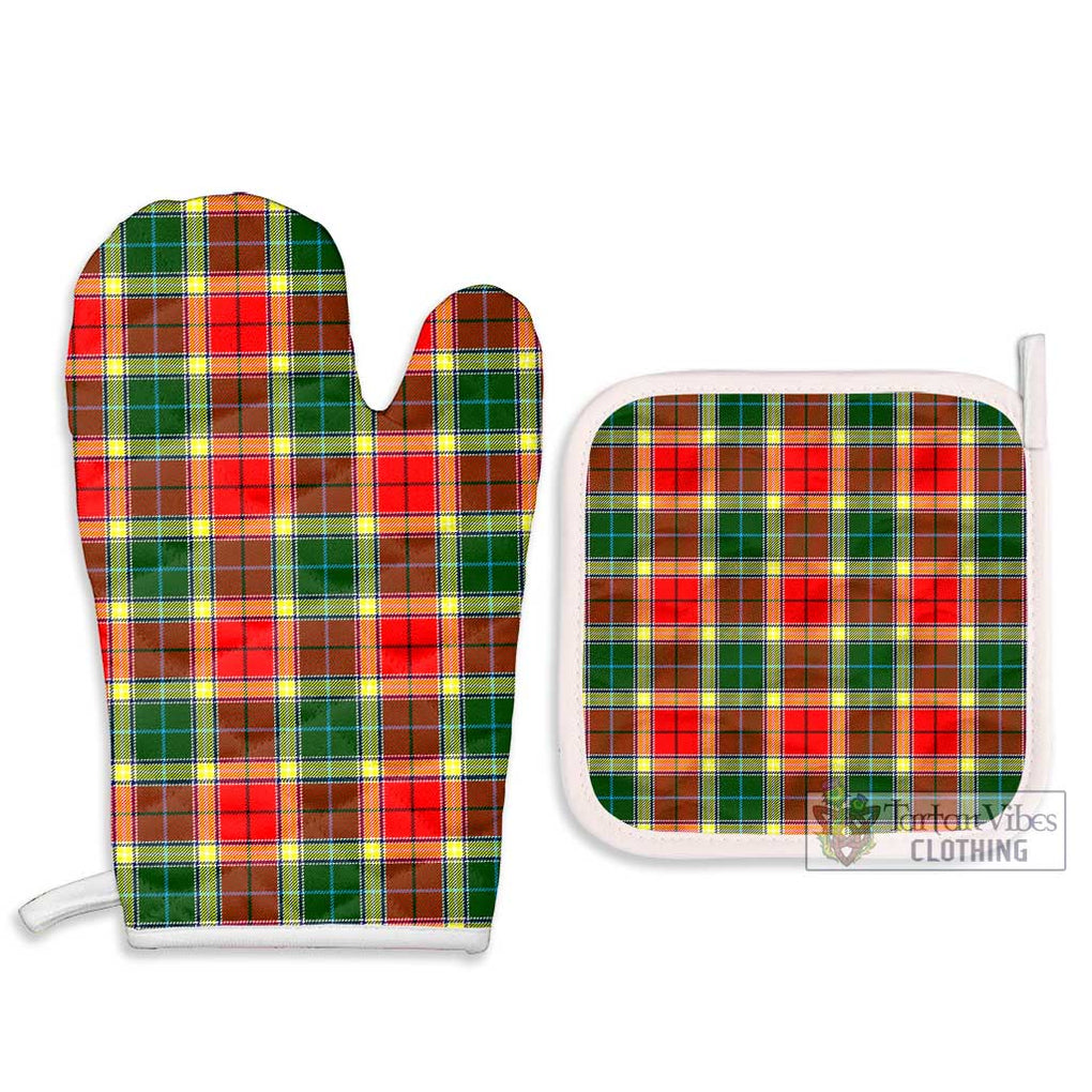 Gibson (Gibbs or Gibsone) Tartan Combo Oven Mitt & Pot-Holder Combo 1 Oven Mitt & 2 Pot-Holder White - Tartan Vibes Clothing