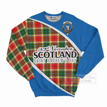 Gibson (Gibbs or Gibsone) Family Crest Tartan Sweatshirt Celebrate Saint Andrew's Day in Style