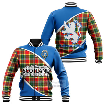 Gibson (Gibbs or Gibsone) Family Crest Tartan Baseball Jacket Celebrate Saint Andrew's Day in Style