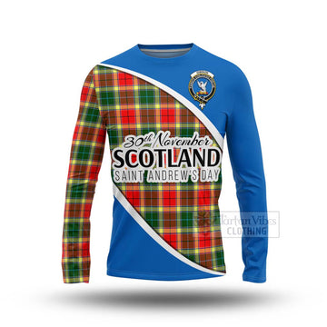 Gibson (Gibbs or Gibsone) Family Crest Tartan Long Sleeve T-Shirt Celebrate Saint Andrew's Day in Style