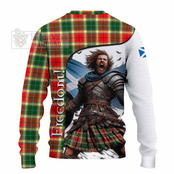 Gibson (Gibbs or Gibsone) Crest Tartan Knitted Sweater Inspired by the Freedom of Scottish Warrior