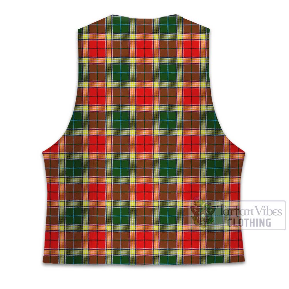 Tartan Vibes Clothing Gibson (Gibbs or Gibsone) Tartan Men's Sleeveless Suit Vest