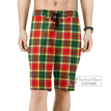 Gibsone Tartan Men's Board Shorts