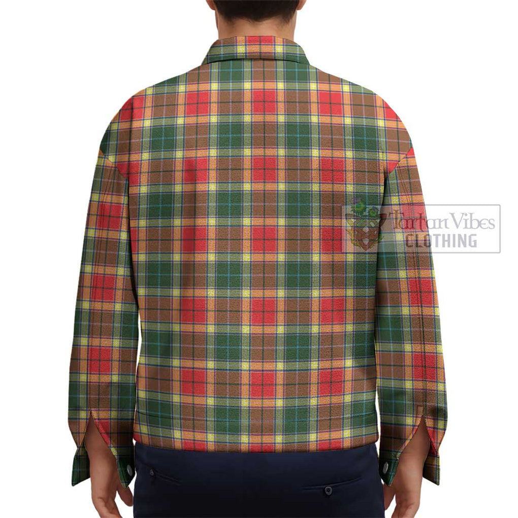 Gibsone Tartan Unisex Lapel Cotton Jacket - Tartan Vibes Clothing