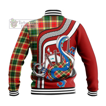 Gibsone Tartan Baseball Jacket with Epic Bagpipe Style