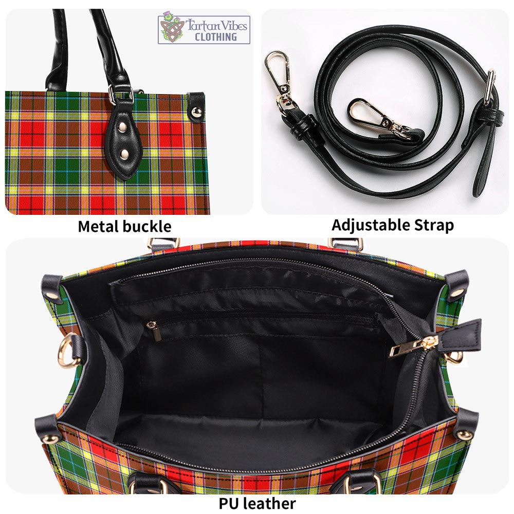 Tartan Vibes Clothing Gibsone (Gibson-Gibbs) Tartan Luxury Leather Handbags