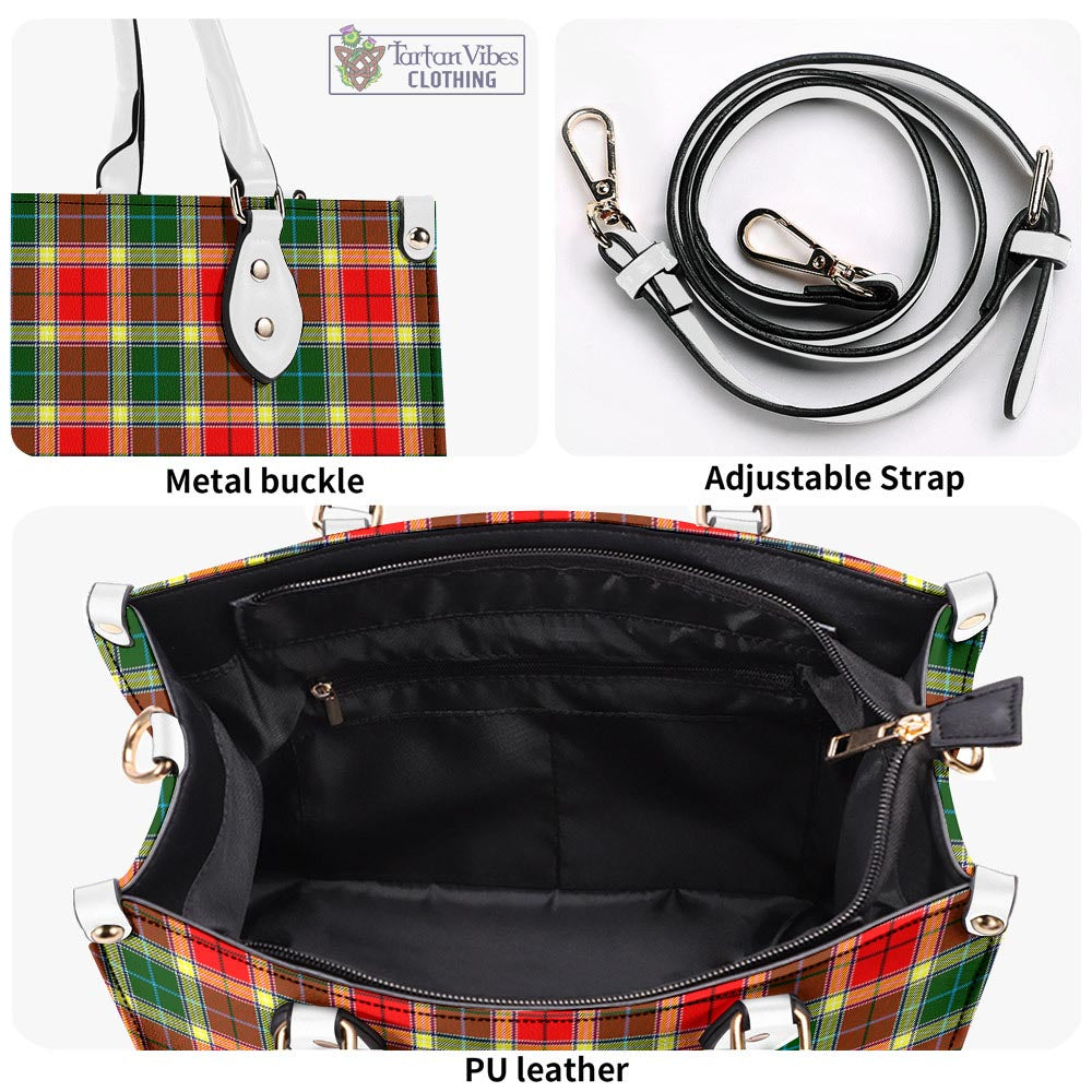 Tartan Vibes Clothing Gibsone (Gibson-Gibbs) Tartan Luxury Leather Handbags