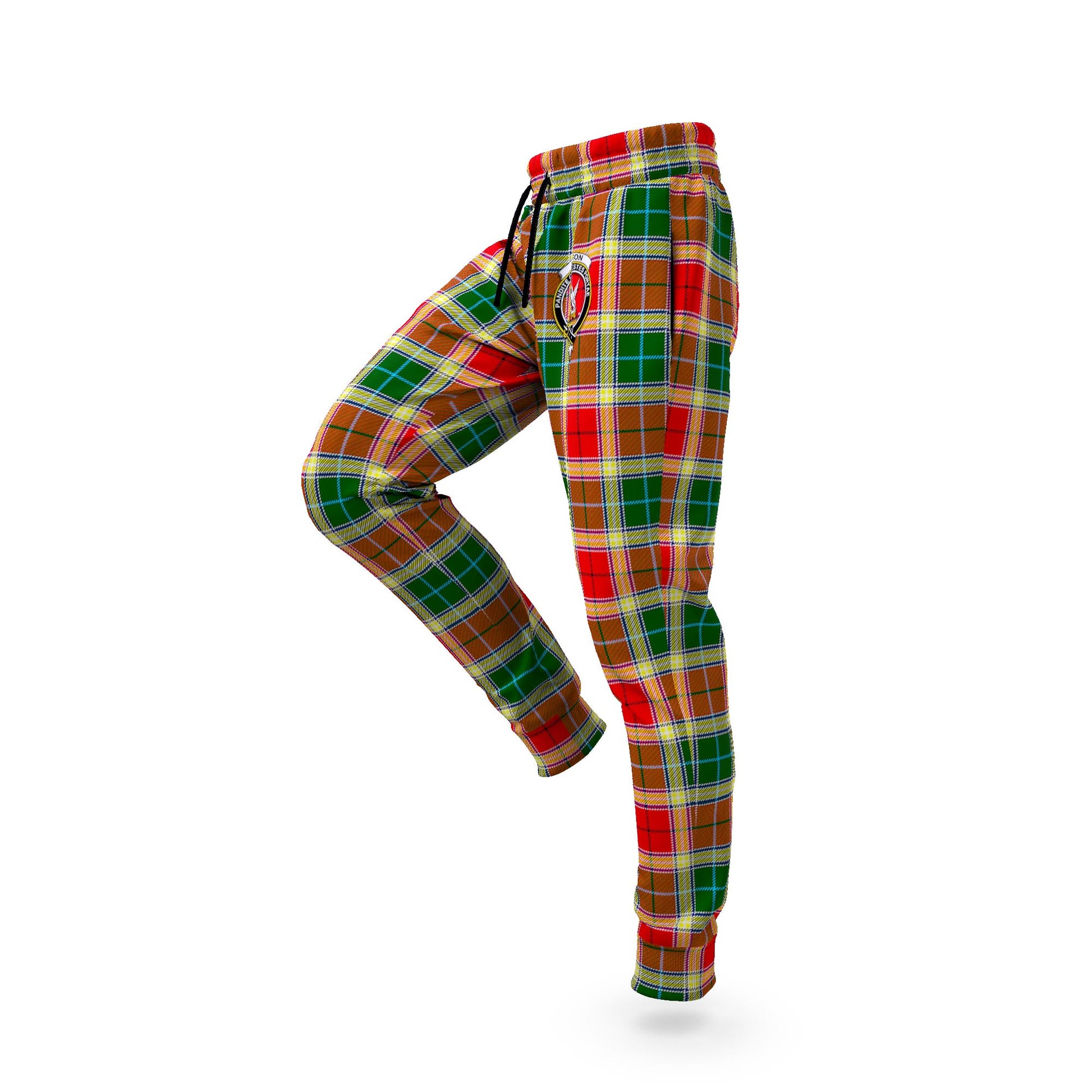 Gibson (Gibbs or Gibsone) Tartan Joggers Pants with Family Crest S - Tartan Vibes Clothing