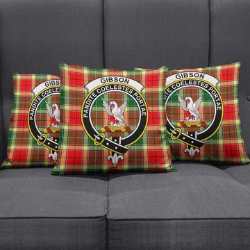 Gibson (Gibbs or Gibsone) Tartan Pillow Cover with Family Crest Rectangle Pillow Cover 51*91cm - Tartan Vibes Clothing