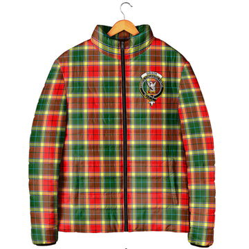 Gibson (Gibbs or Gibsone) Tartan Padded Jacket with Family Crest