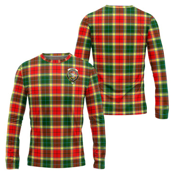 Gibson (Gibbs or Gibsone) Tartan Long Sleeve T-Shirt with Family Crest