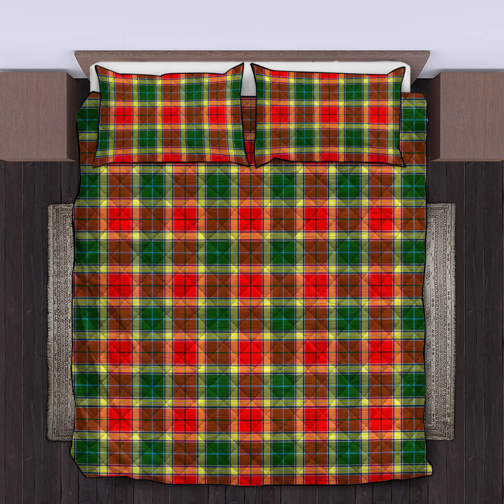 Gibsone (Gibson-Gibbs) Tartan Quilt Bed Set King - Tartan Vibes Clothing