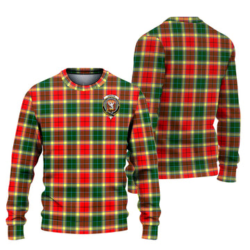 Gibson (Gibbs or Gibsone) Tartan Ugly Sweater with Family Crest