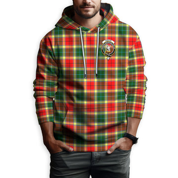 Gibson (Gibbs or Gibsone) Tartan Hoodie with Family Crest