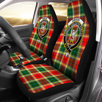 Gibson (Gibbs or Gibsone) Tartan Car Seat Cover with Family Crest