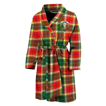 Gibson (Gibbs or Gibsone) Tartan Bathrobe with Family Crest