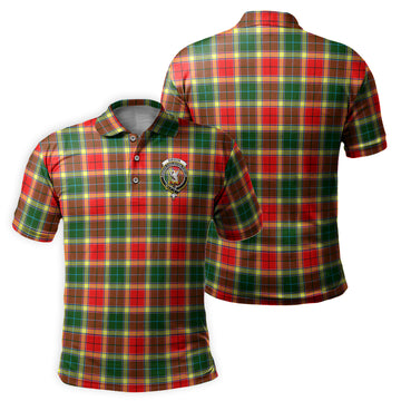 Gibson (Gibbs or Gibsone) Tartan Men's Polo Shirt with Family Crest