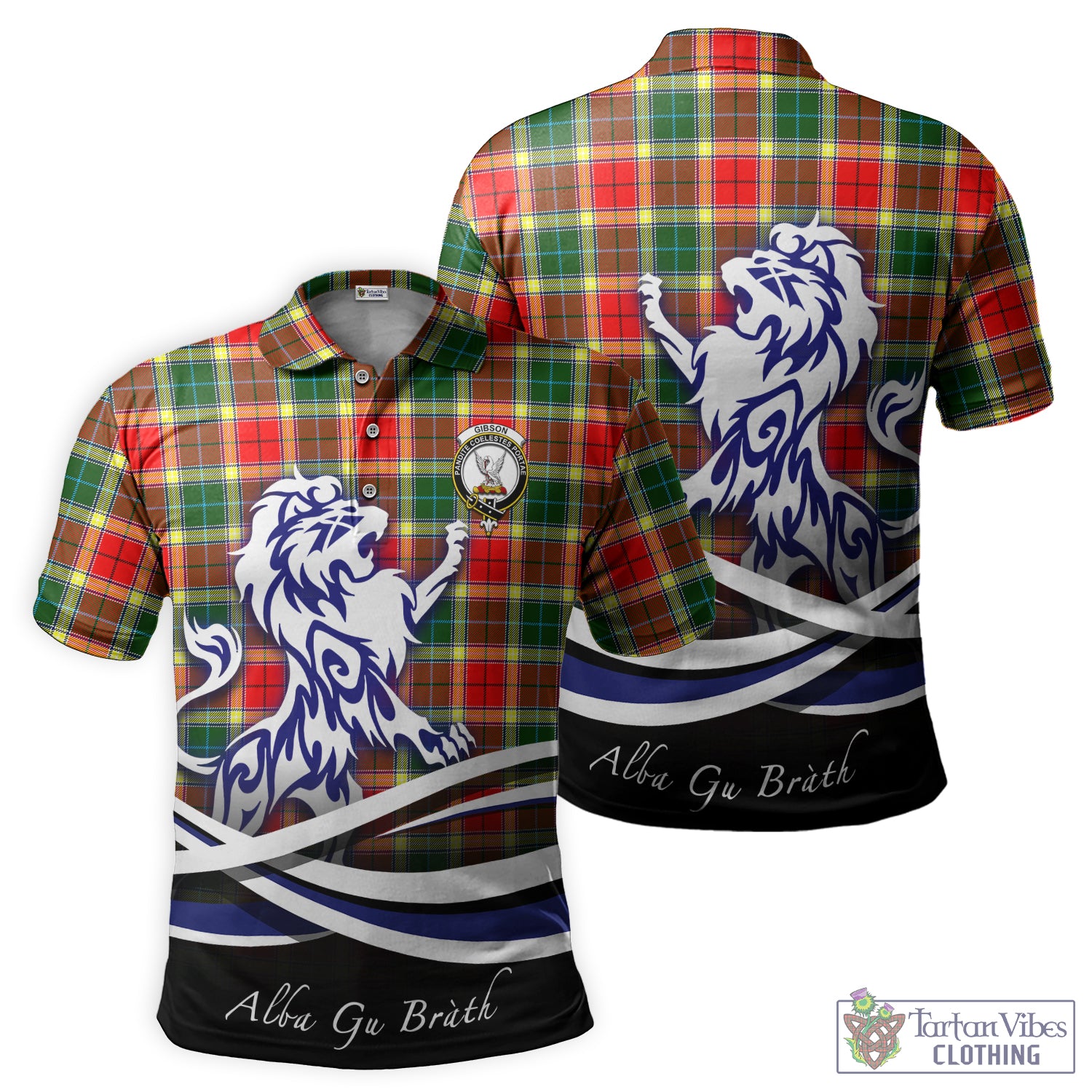 gibsone-gibson-gibbs-tartan-polo-shirt-with-alba-gu-brath-regal-lion-emblem