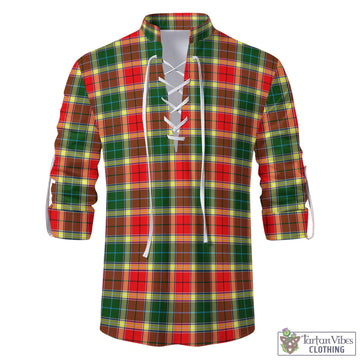 Gibson (Gibbs or Gibsone) Tartan Men's Scottish Traditional Jacobite Ghillie Kilt Shirt