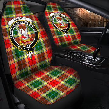 Gibson (Gibbs or Gibsone) Tartan Car Seat Cover with Family Crest