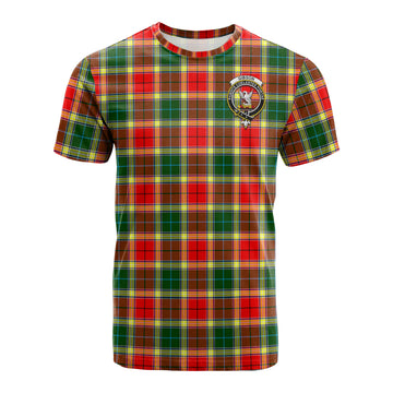 Gibson (Gibbs or Gibsone) Tartan T-Shirt with Family Crest