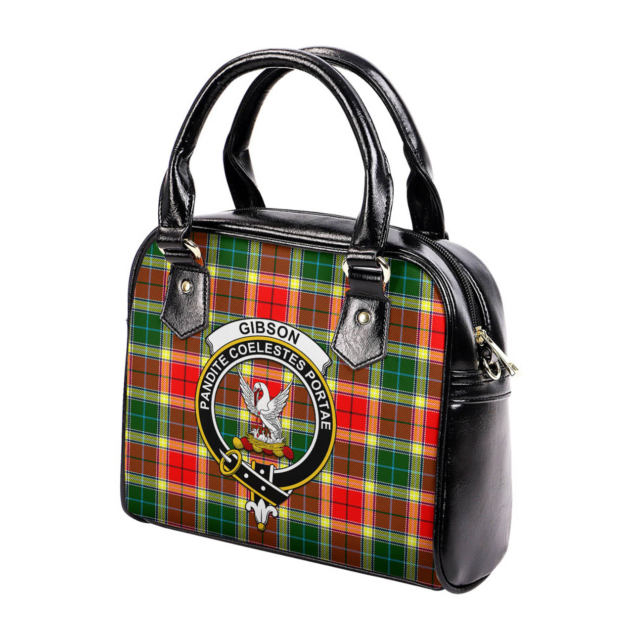 Gibsone (Gibson-Gibbs) Tartan Shoulder Handbags with Family Crest - Tartanvibesclothing