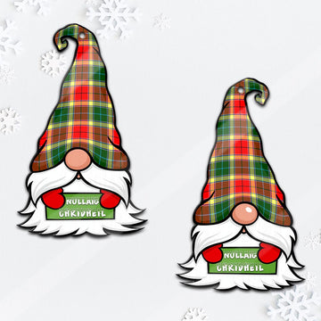 Gibsone (Gibson-Gibbs) Gnome Christmas Ornament with His Tartan Christmas Hat