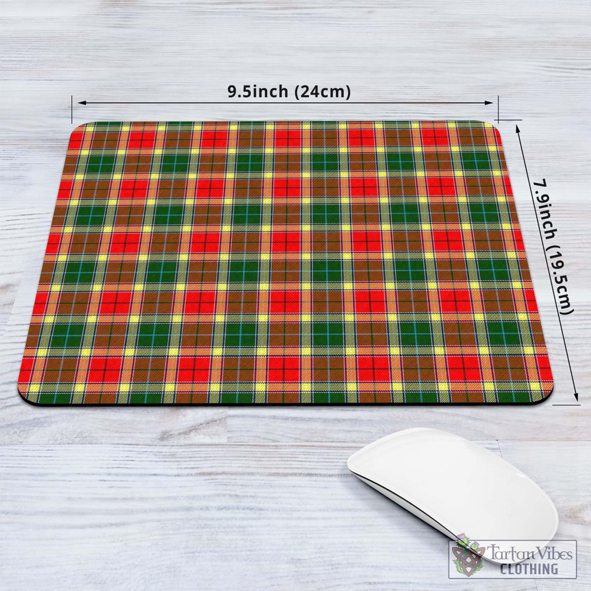 Tartan Vibes Clothing Gibsone (Gibson-Gibbs) Tartan Mouse Pad