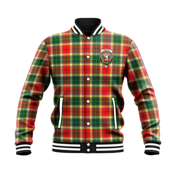 Gibson (Gibbs or Gibsone) Tartan Baseball Jacket with Family Crest