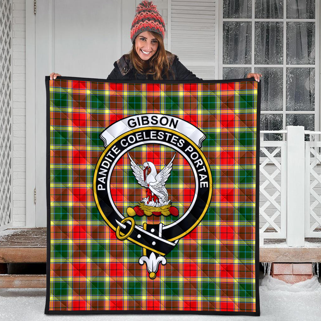 gibsone-gibson-gibbs-tartan-quilt-with-family-crest