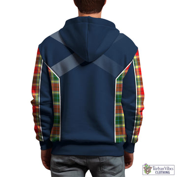 Gibson (Gibbs or Gibsone) Tartan Hoodie with Family Crest and Lion Rampant Vibes Sport Style