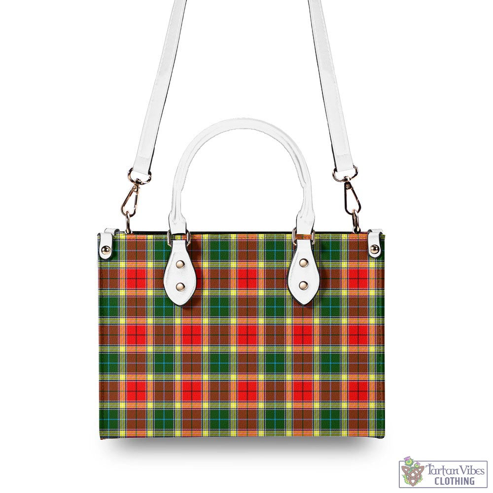 Tartan Vibes Clothing Gibsone (Gibson-Gibbs) Tartan Luxury Leather Handbags