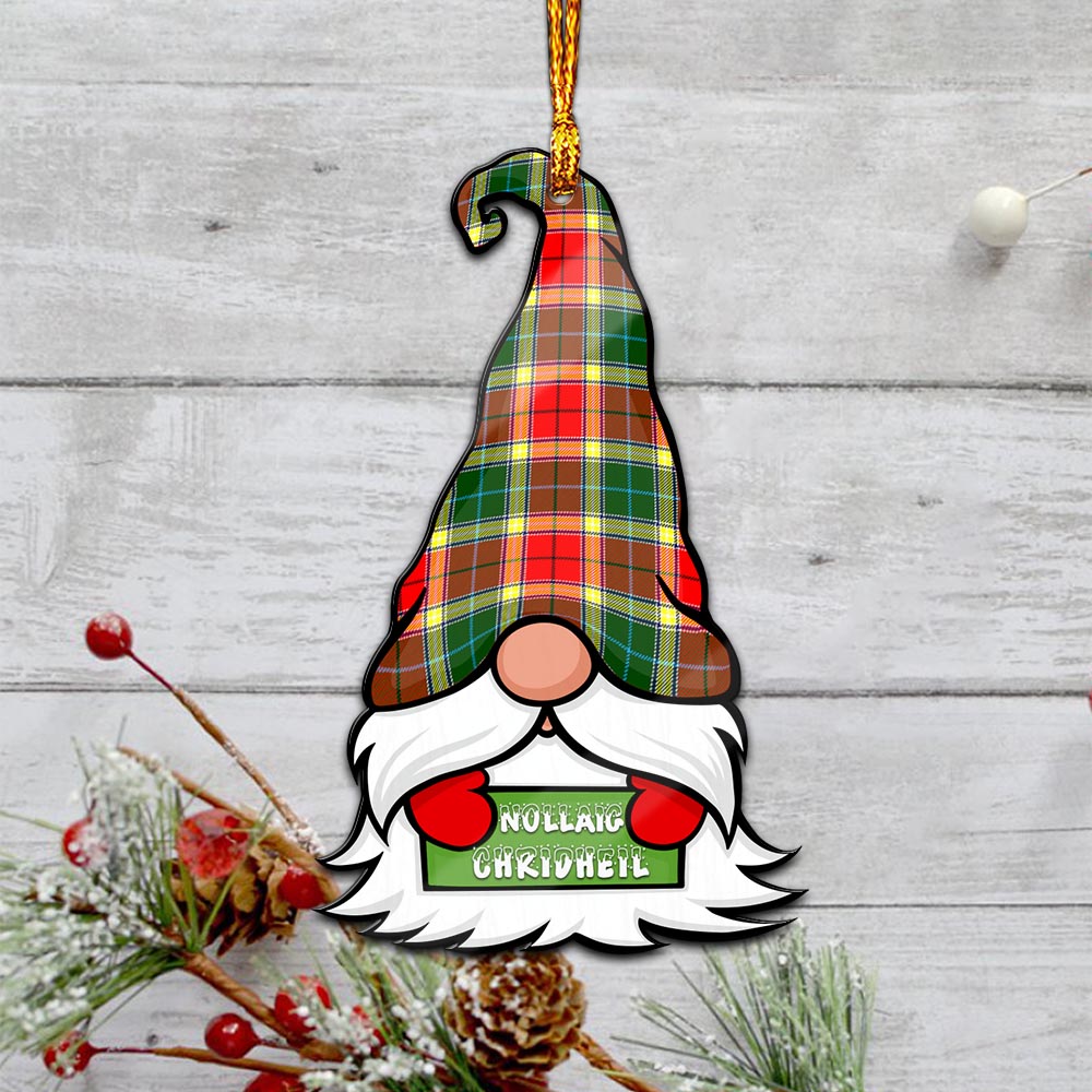 Gibsone (Gibson-Gibbs) Gnome Christmas Ornament with His Tartan Christmas Hat - Tartan Vibes Clothing