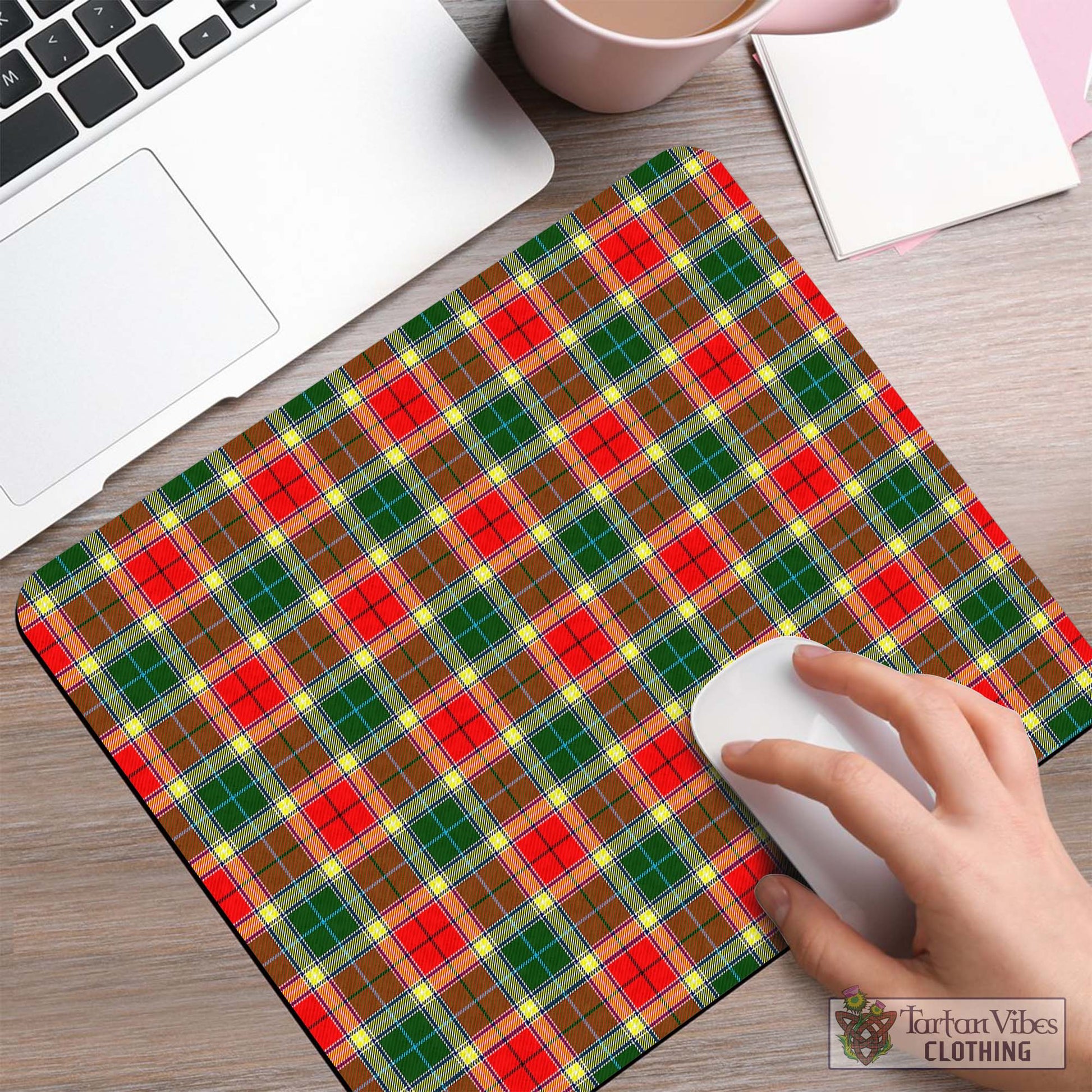 Tartan Vibes Clothing Gibsone (Gibson-Gibbs) Tartan Mouse Pad