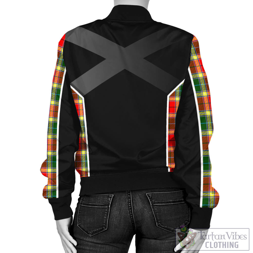 Tartan Vibes Clothing Gibsone (Gibson-Gibbs) Tartan Bomber Jacket with Family Crest and Scottish Thistle Vibes Sport Style